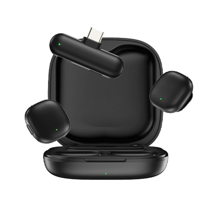 AI Tiếng ồn Copceling Lapel Mic Pro - 48kHz/24 bit & 200m không dây cho các chuyên gia