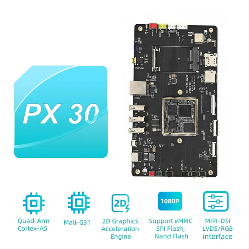 RockChip PX30 Quad-Core 64-bit Development Board