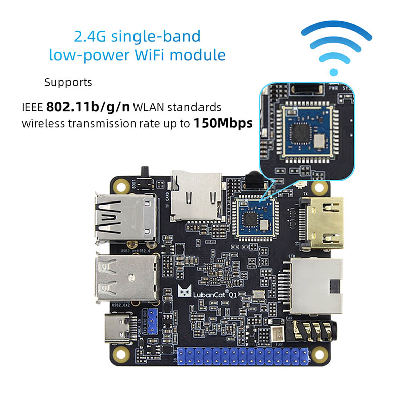 Bo mạch chủ Rockchip RK3528A Linux trên bảng SBC